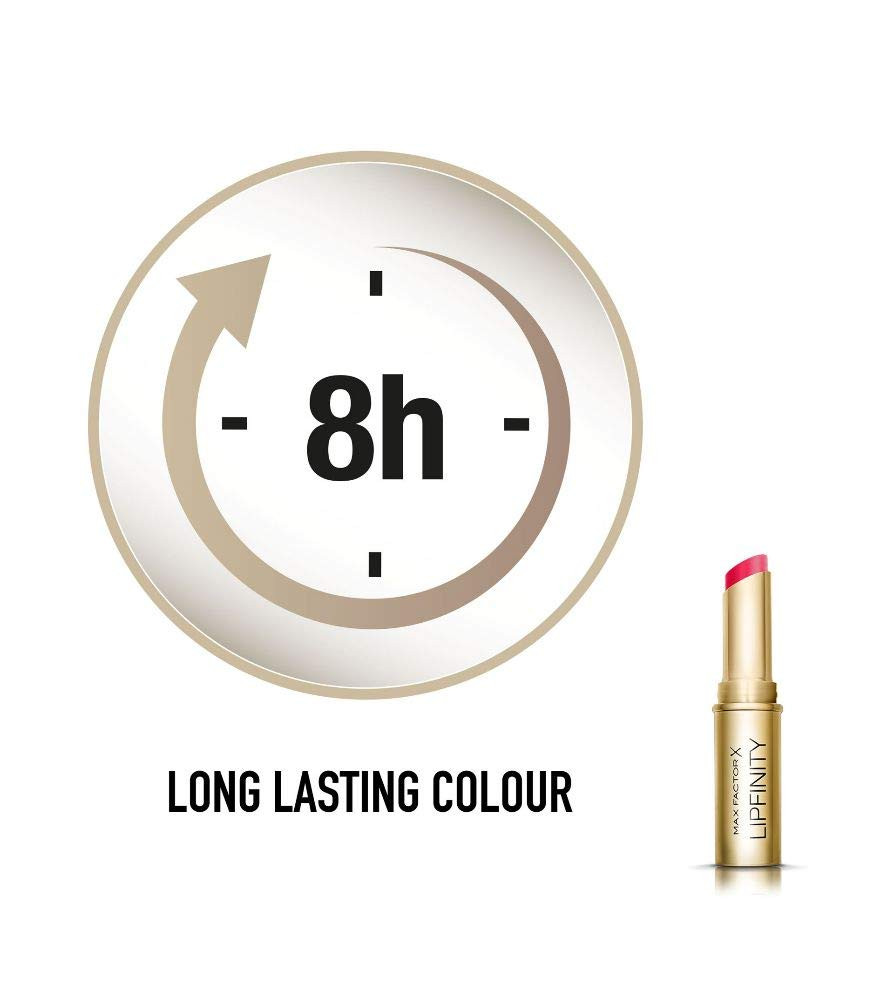 Max Factor Lipfinity Lipstick, # 45 So Vivid For Women, 0.14 Ounce