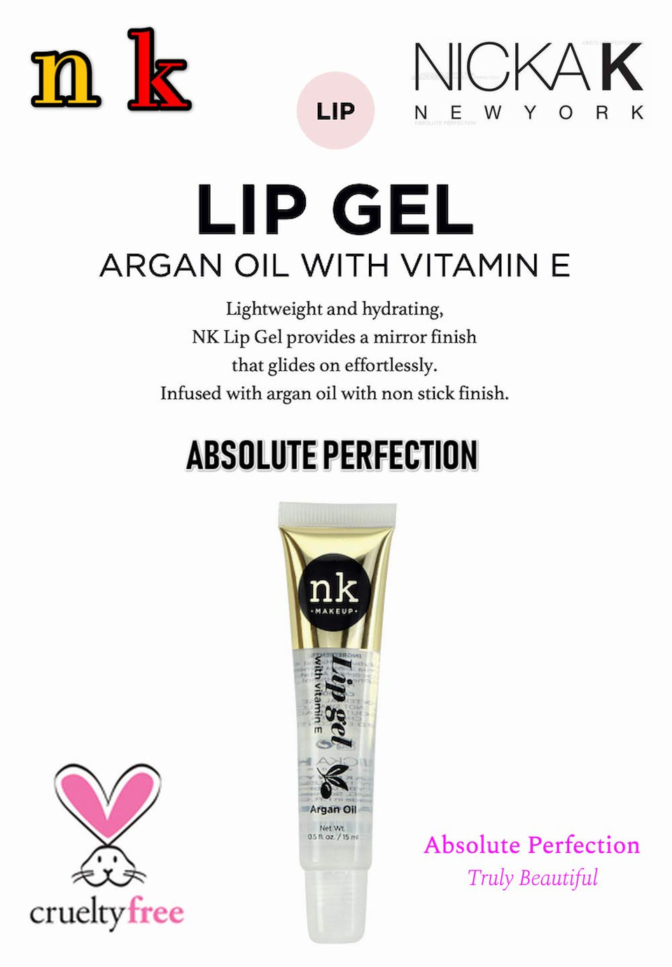 Nicka K New York 5 Flavors Nk Hydrating Lip Gel Rosehip Argan Oil Mint Aloe Clear Moisturizing Clear Gloss Nicka K New York 5 Flavors Nk Hydrating Lip Gel Rosehip Argan Oil Mint Aloe Clear Moisturizing Clear Gloss
