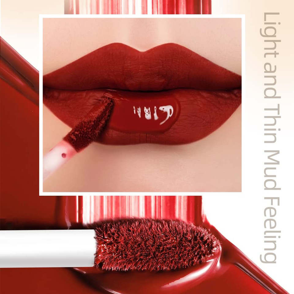 Qibest Goth Black & Bold Lipstick For Halloween Makeup, Matte Liquid Lipstick For Girls & Women, 24 Hours Long Lasting Waterproof Lip Gloss Gift Set, Non-Stick Cup Mate Duracion 24 Horas Lip Stains