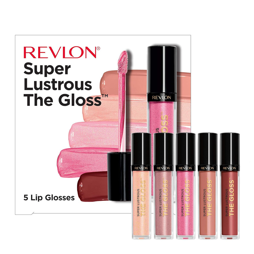 Revlon Super Lustrous Lip Gloss, Non-Sticky, Hydrating, High Shine Finish, 247 Desert Spice, 0.13 Oz