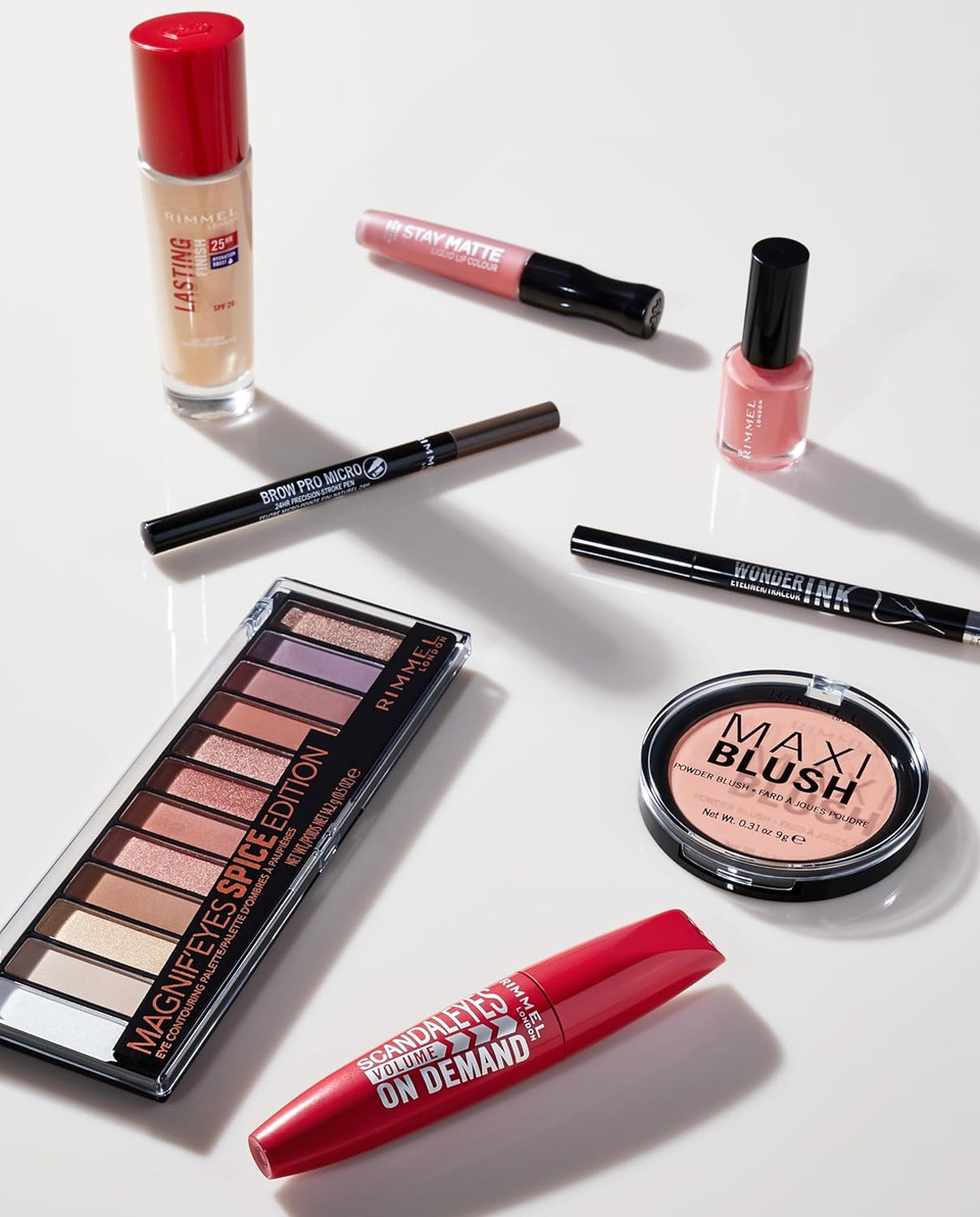 Rimmel London Stay Matte Liquid Lip Color With Full Coverage Kiss-Proof Waterproof Matte Lipstick Formula That Lasts 12 Hours - 200 Pink Blink, .21Oz