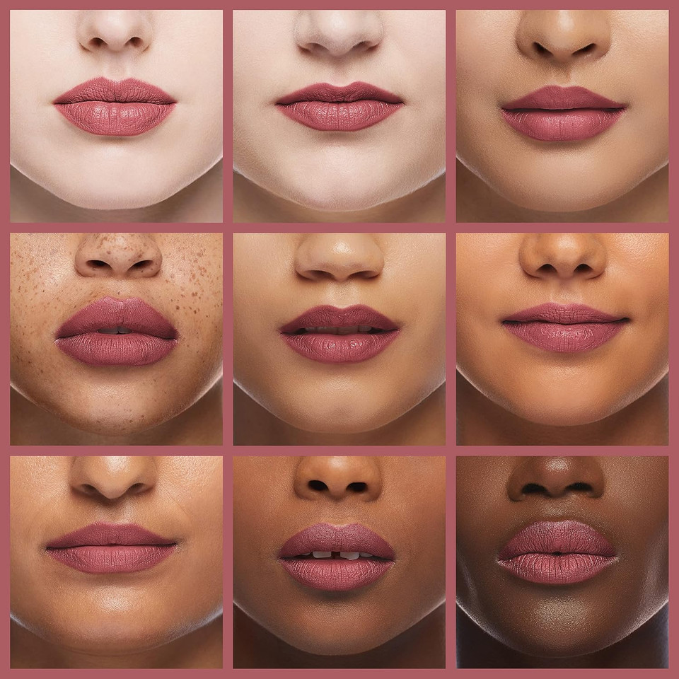 Rimmel London Stay Matte Liquid Lip Color With Full Coverage Kiss-Proof Waterproof Matte Lipstick Formula That Lasts 12 Hours - 705 Stripped, .21Oz