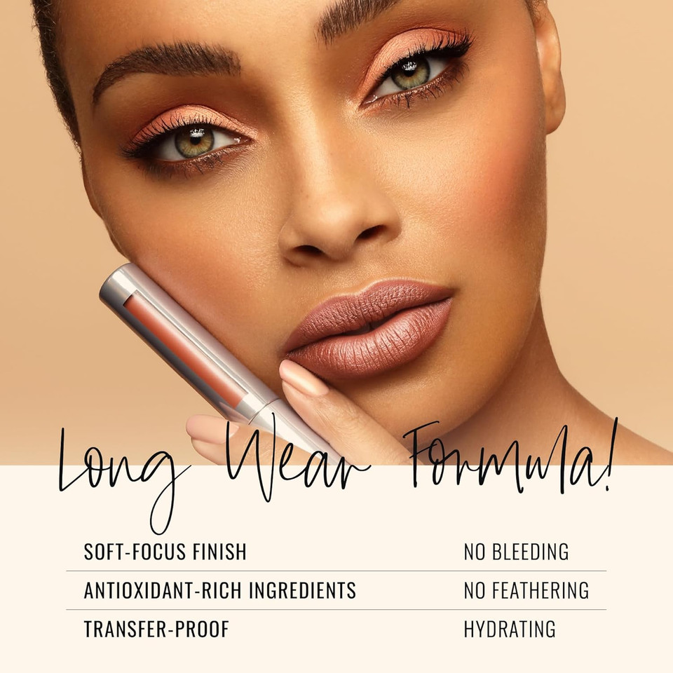 Runway Rogue Silk Glam Liquid Lipstick Lip Trio, Long Wear Frosted Liquid Lipstick Pack, (Paparazzi, Couture, Sex Symbol)