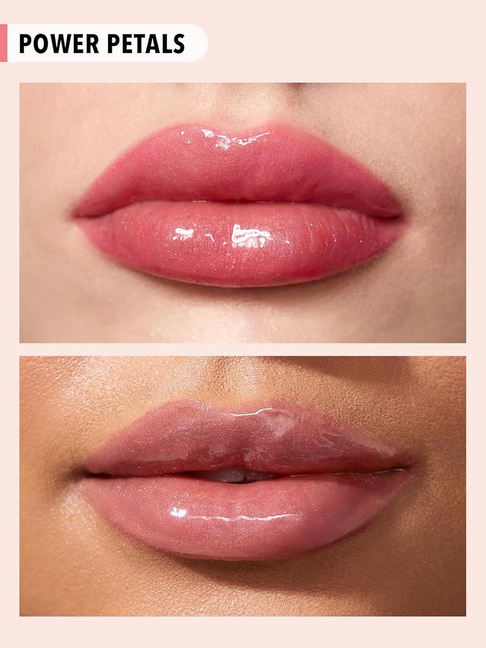 Sheglam Power Bouquet Lip Gloss Shiny Tinted Moisturizing Plumping Non-Sticky Lip Oil Repairing Camelia Extract Lip Care-Power Petals