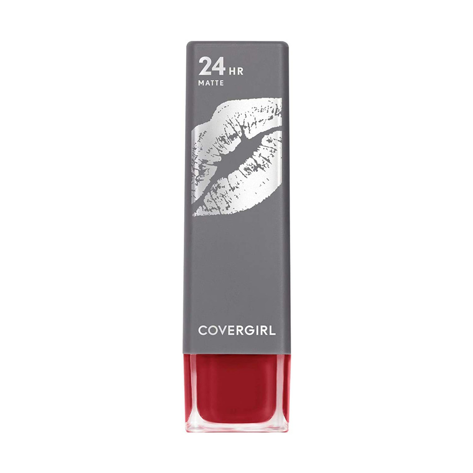 Covergirl Exhibitionist Ultra-Matte Lipstick, Transfer-Proof, 11 Fl Oz, 1 Count, Lipstick, Matte Lipstick, Long Lasting Lipstick, No Cracking Or Flaking, Increases Lip Moisture