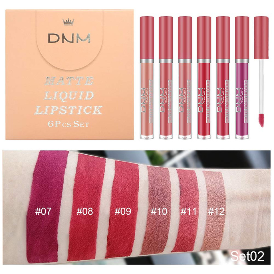Evpct 1Pcs Bright Sexy Red Liquid Matte Lipstick Lipgloss Set For Women, Labiales Mate 24 Horas Originales Matte Larga Duracion 24 Hour Lipstick Lip Stains Long Lasting Waterproof 24, 14