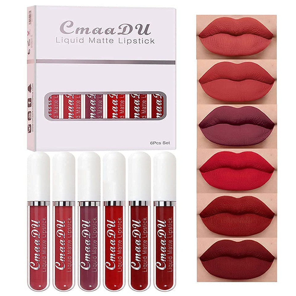 Evpct 1Pcs Mauve Liquid Matte Lipstick Lipgloss Set For Women, Labiales Mate 24 Horas Originales Matte Larga Duracion 24 Hour Lipstick Lip Stains Long Lasting Waterproof 24, 09
