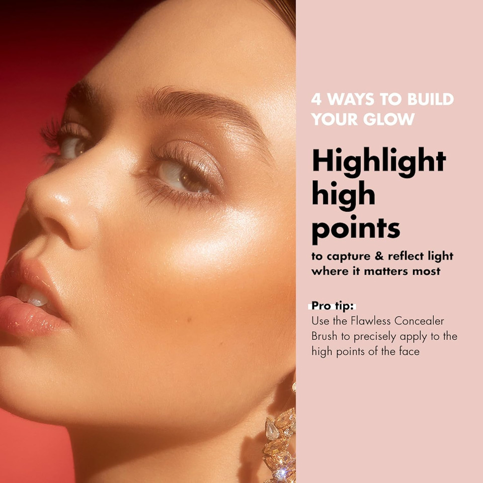 E.L.F. Halo Glow Liquid Filter, Complexion Booster For A Glowing, Soft-Focus Look, Infused With Hyaluronic Acid, Vegan & Cruelty-Free, 0 Fair