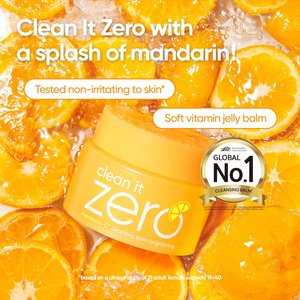 Banila Co Clean It Zero Original Cleansing Balm | Korean Makeup Remover, Cleansing Oil, Facial Cleanser For All Skin Types | Vegan | Made With Acerola Berry & Vitamin C (50Ml / 1.69 Fl.Oz)