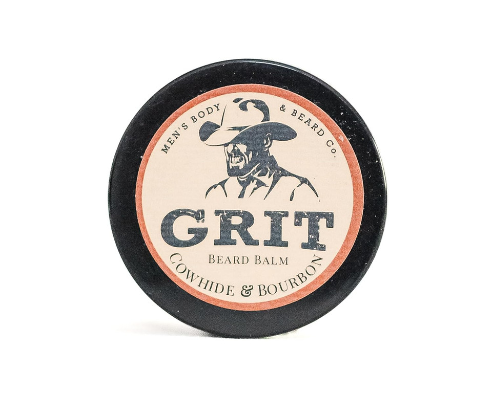 Grit Beard Balm Southern Ties (1.6 Oz) | All Natural | Styles, Strengthens & Softens Beards & Mustaches | Moisturizes Skin | Leave In Conditioner Wax For Men