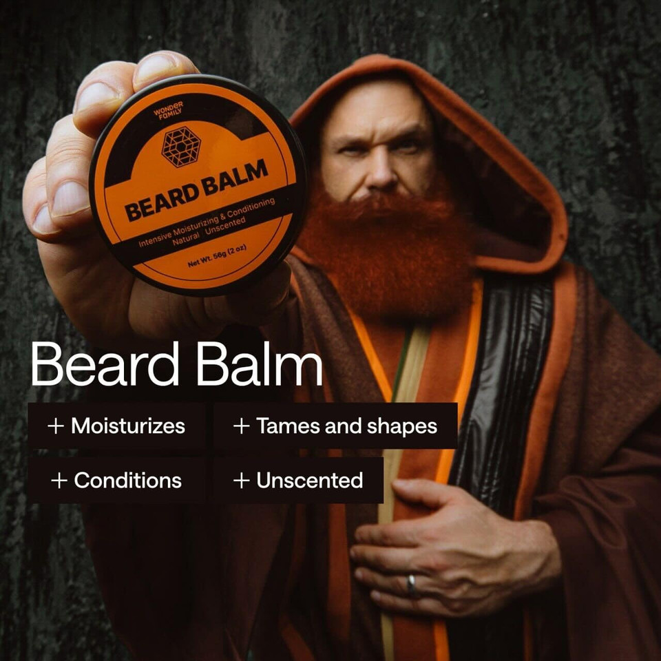 Premium Beard Care Kit For Men  4-In-1 Grooming Set With Beard Oil, Balm, Cleansing Spray & Comb  Mustache & Beard Grooming Gifts For Men