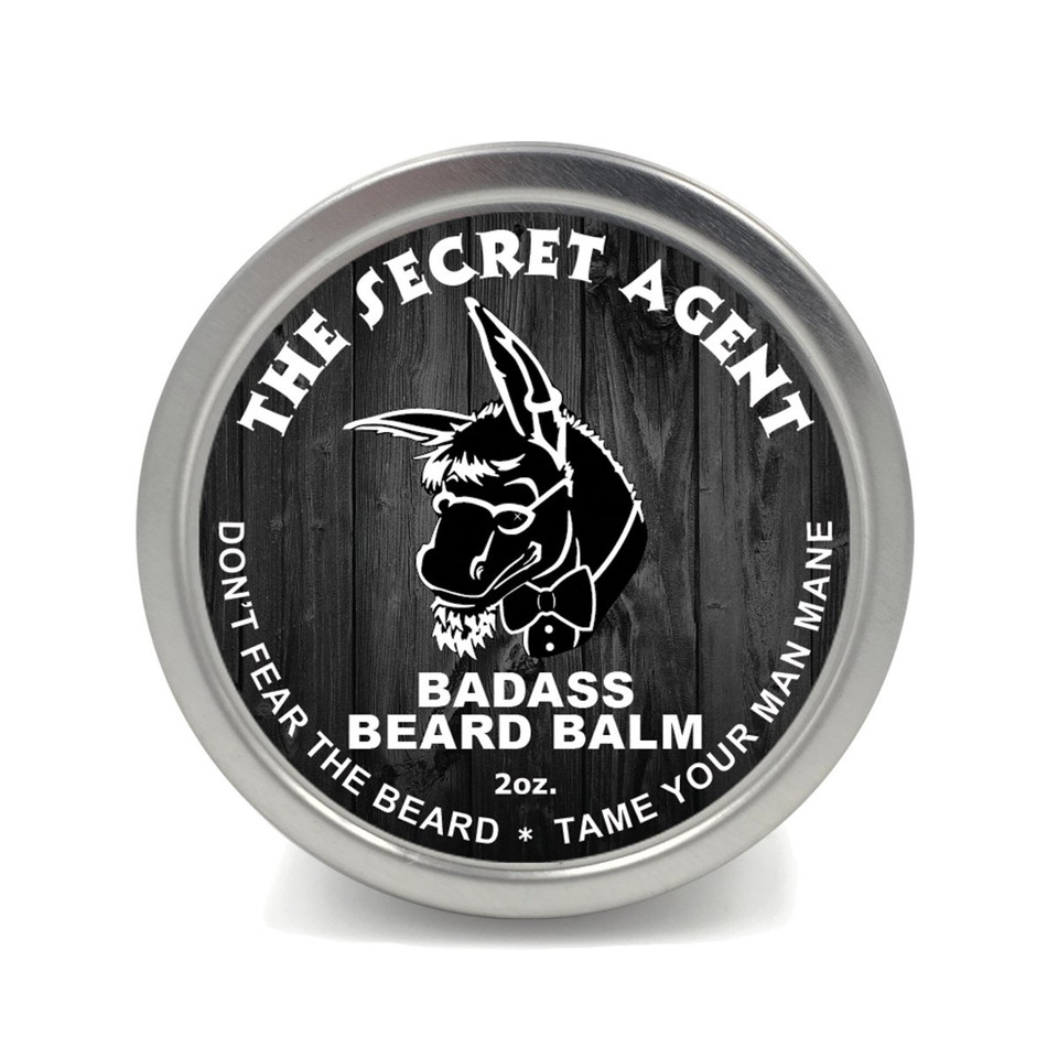 Badass Beard Care Beard Balm - The Ladies Man Scent, 2 Ounce - All Natural Ingredients, Soften Hair, Hydrate Skin To Get Rid Of Itch And Dandruff, Promote Healthy Growth