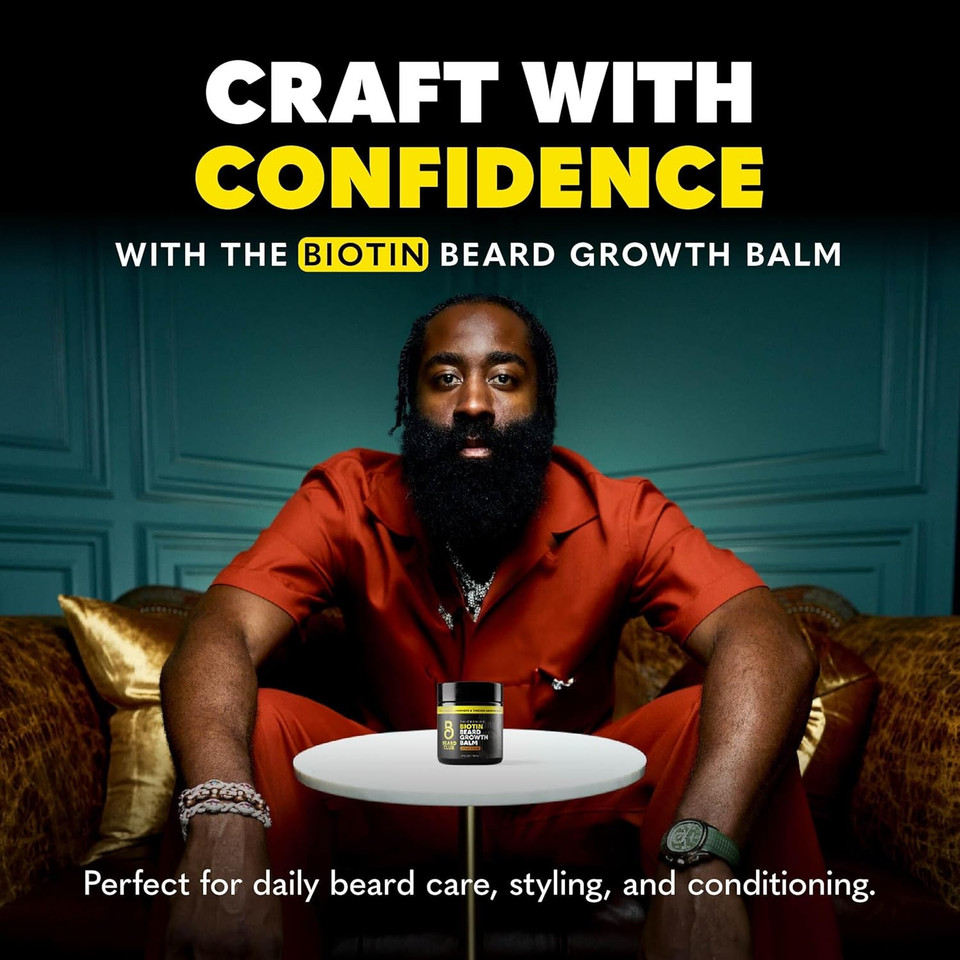 The Beard Club Biotin Vitamin Spray For Facial Hair Growth - Natural Formula For Fuller, Thicker Beard, Easy-To-Use, Nourishing & Soothing For All Beard Types & Skin
