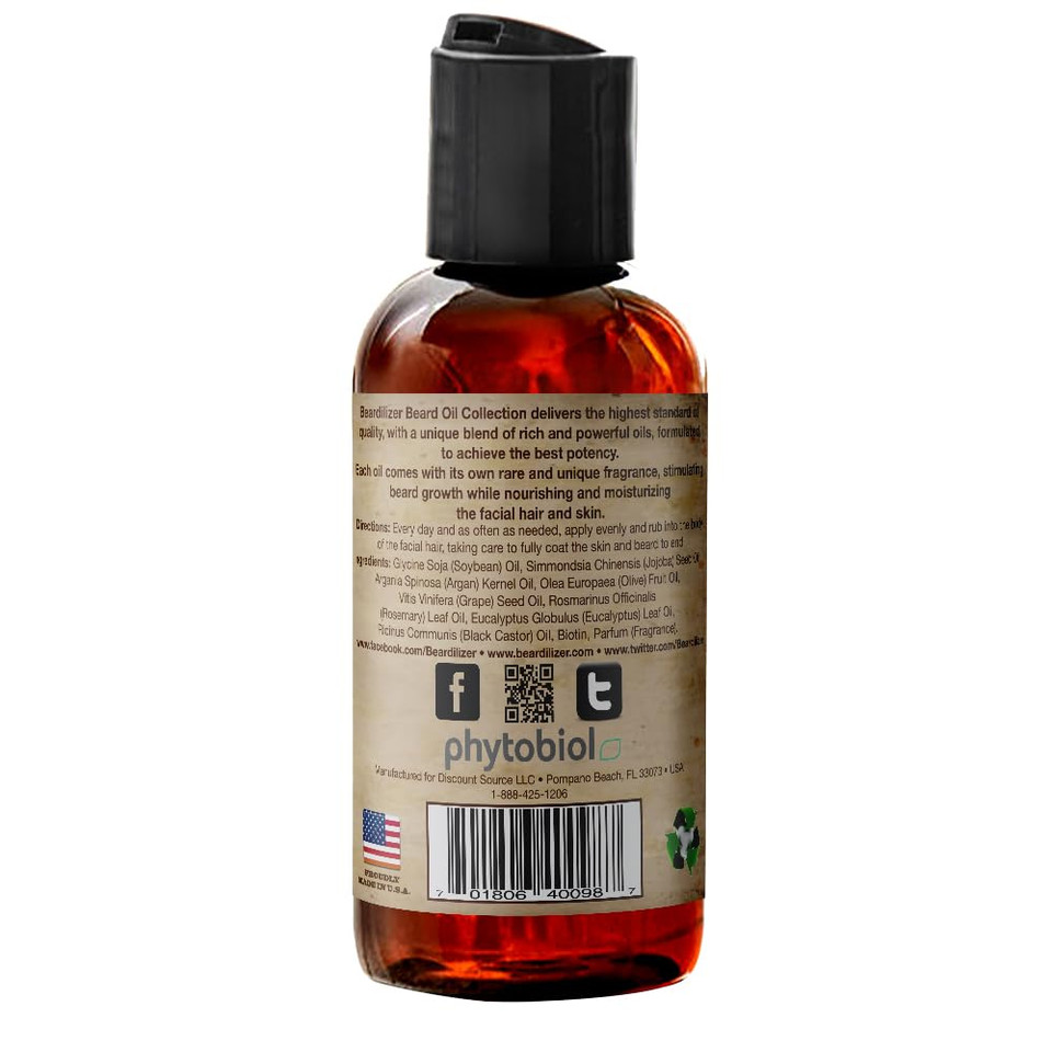 Beardilizer Dirty South Bacon Beard Oil For Men - 100% Natural Growth Oil & Conditioner With Argan, Jojoba & Vitamin E  Softening, Moisturizing For Soft, Healthy Beard  4 Oz Beardilizer Dirty South Bacon Beard Oil For Men - 100% Natural Growth Oil & Conditioner With Argan, Jojoba & Vitamin E  Softening, Moisturizing For Soft, Healthy Beard  4 Oz