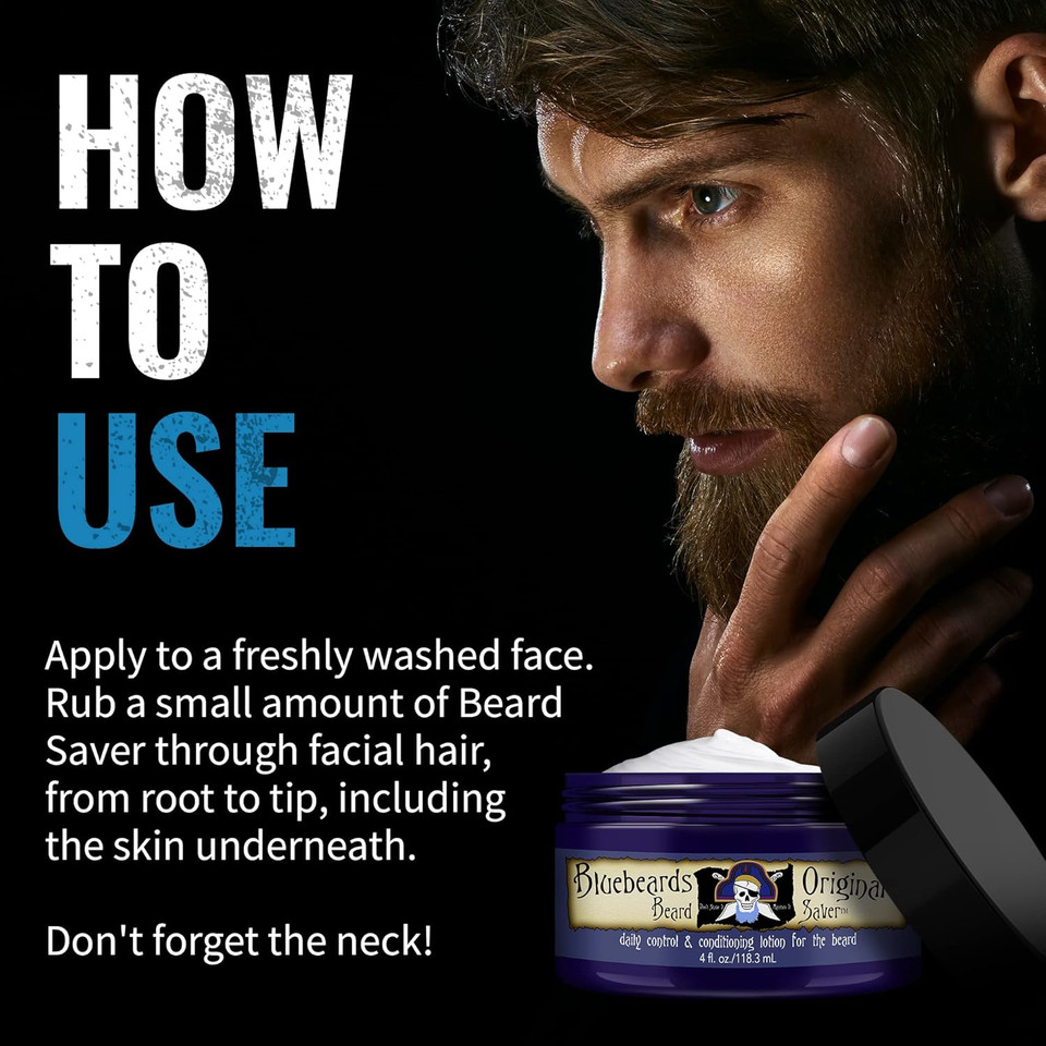 Leave In Beard Conditioner For Men - 4 Oz Beard Saver Infused With Aloe & Lime - Beard Softener That Deeply Conditions And Moisturizes Your Moustache And Skin - Made In Usa