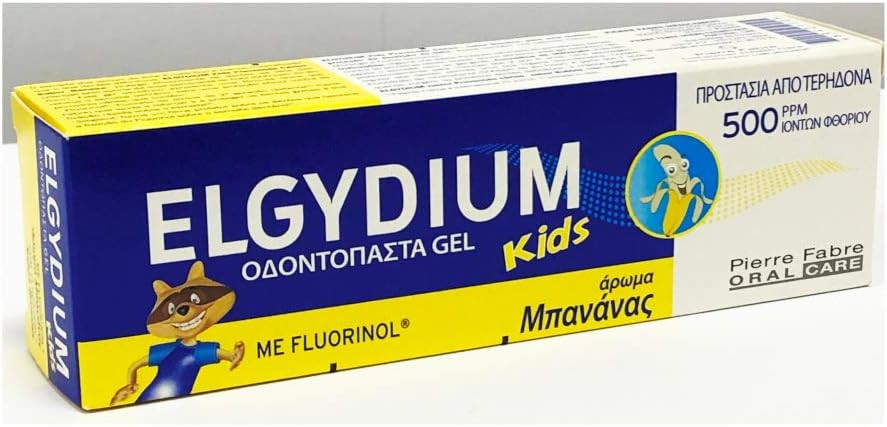 Elgydium Kids Gel Toothpaste Banana Flavor 50Ml By Elgydium