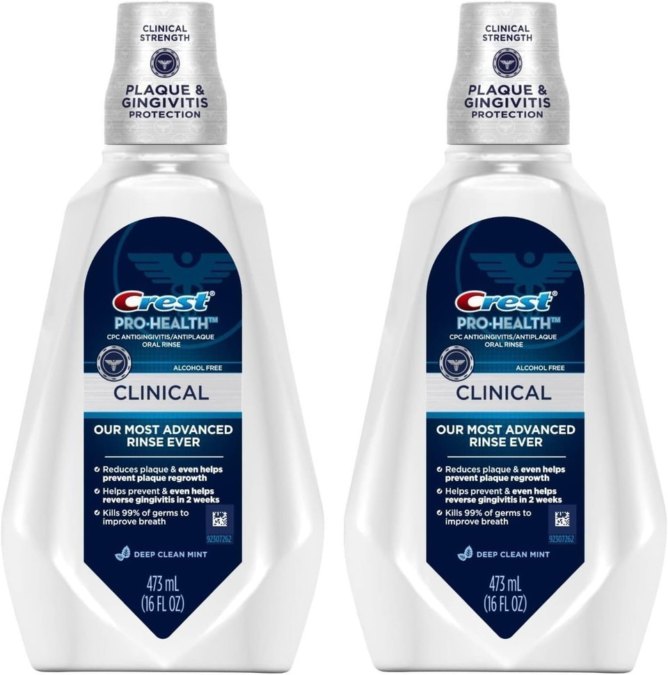 Crest Pro Health Clinical Cpc Antigingivitis/Antiplaque Deep Clean Mint Rinse 946 Ml