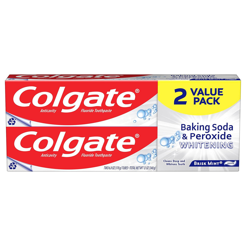 Colgate, Baking Soda And Peroxide Whitening Toothpaste 6 Ounce