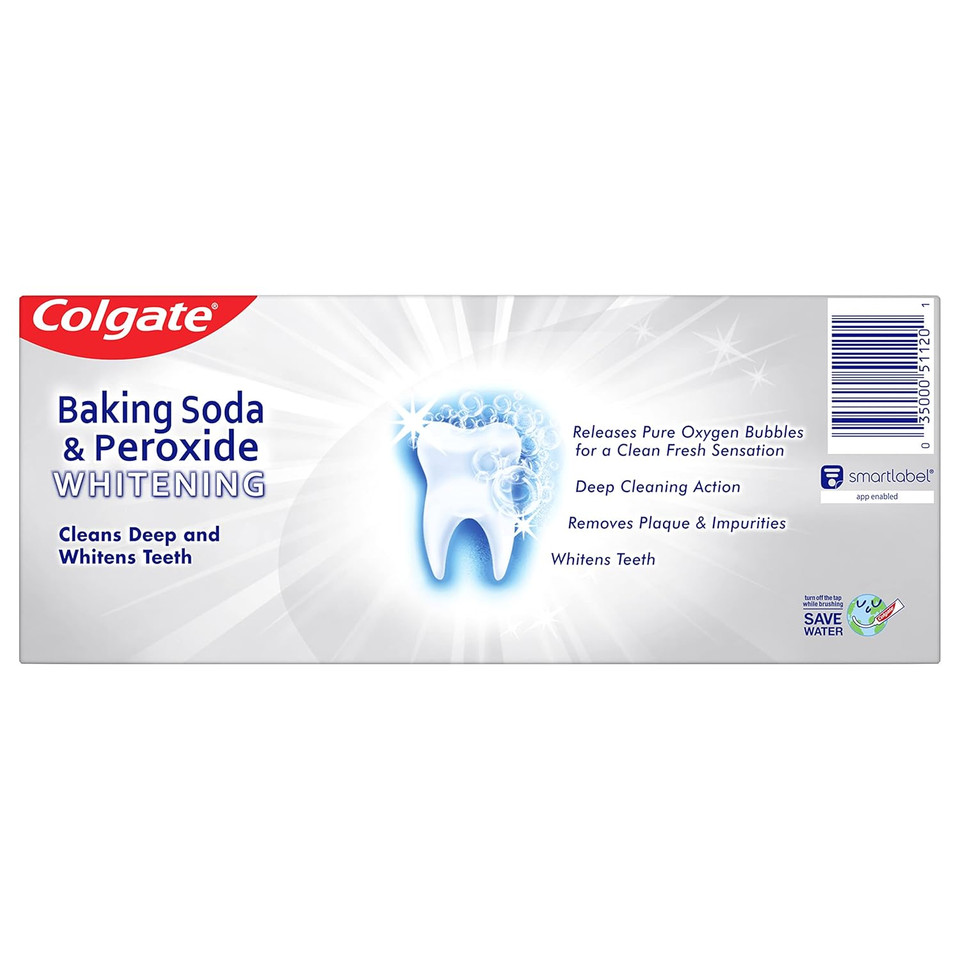 Colgate, Baking Soda And Peroxide Whitening Toothpaste 6 Ounce