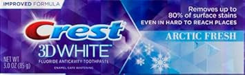 Crest 3D White, Whitening Toothpaste Arctic Fresh, 3.0 Ounce