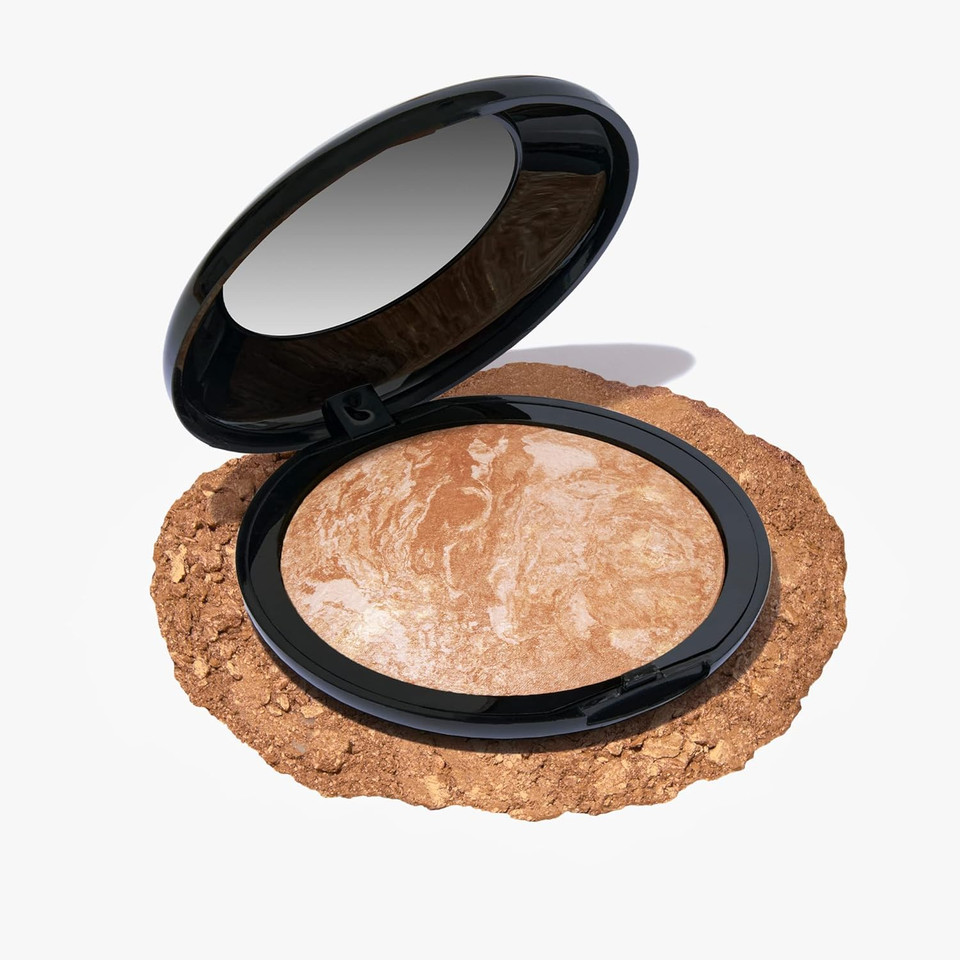 Laura Geller New York Baked Face And Body Frosting - Tahitian Ginger - Supersize 3 Oz - Illuminating Bronzer Powder - Weightless Creamy Texture - Apply Wet Or Dry09 Supersize Tahitian Ginger - Face & Body Bronzer