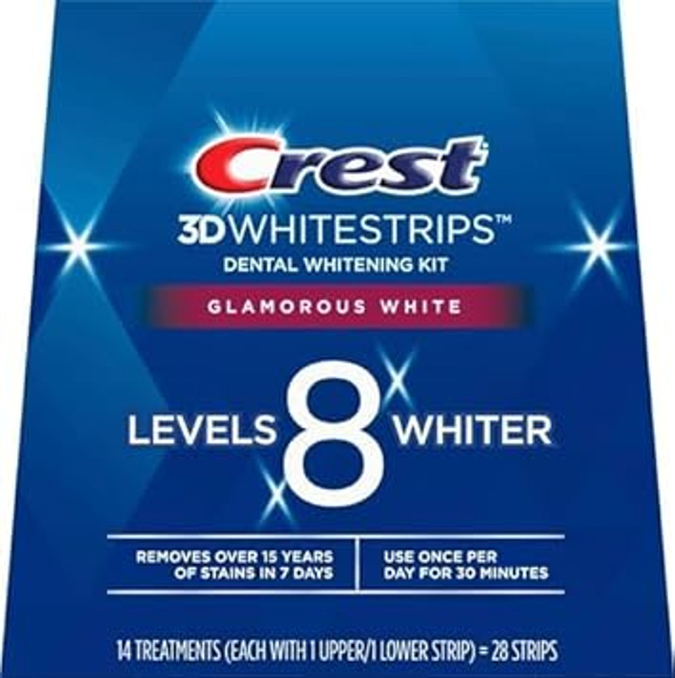 Crest 3D White Glamorous White Whitestrips - 28 Strips (Packaging May Vary)