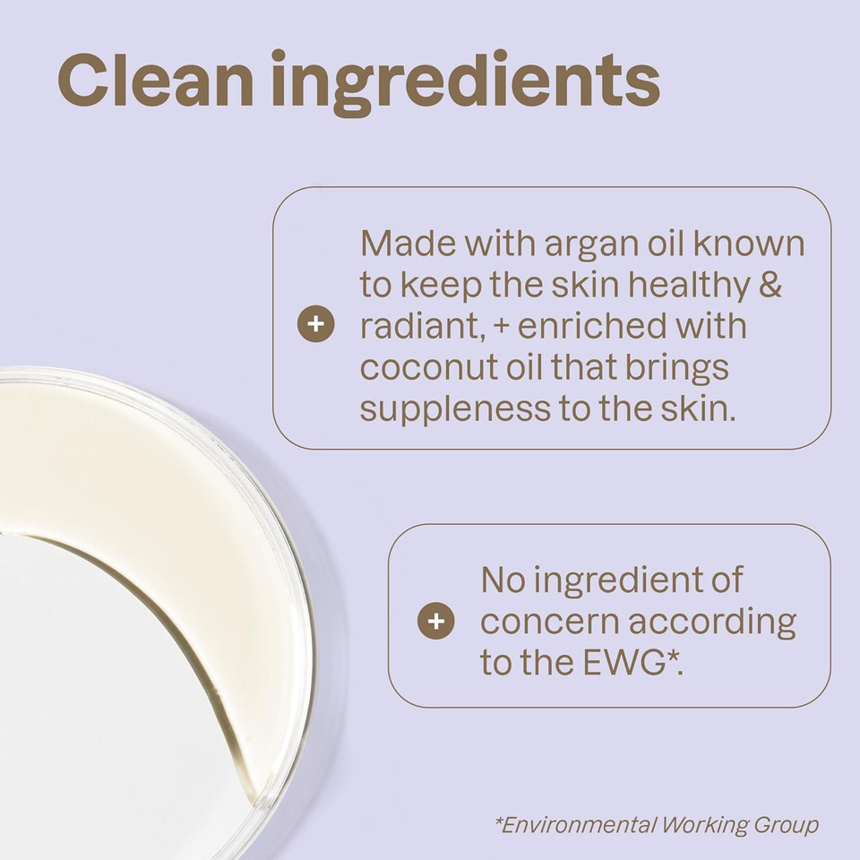 Attitude Plastic-Free Pregnancy Stretch Mark Prevention Oil, Ewg Verified, Dermatologically Tested, Plant And Mineral-Based, Vegan Maternity Products, Pink Argan, 3 Ounces