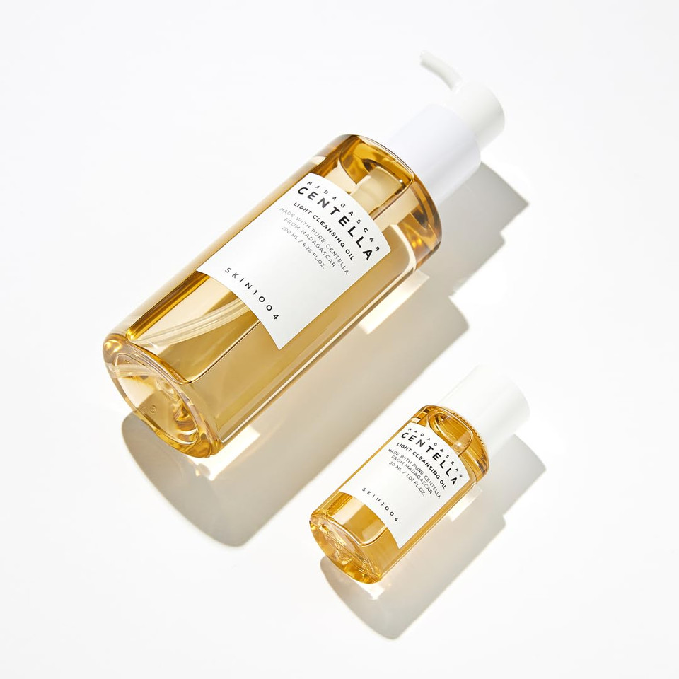 Skin1004 Madagascar Centella Travel Kit, Toner, Ampoule, Soothing Cream, Cleansing Oil, Ampoule Foam, Basic Skincare Box, Compact Size, Gift Sets, Mothers Day Gifts For Mom Gifts For Women, Trial Kit