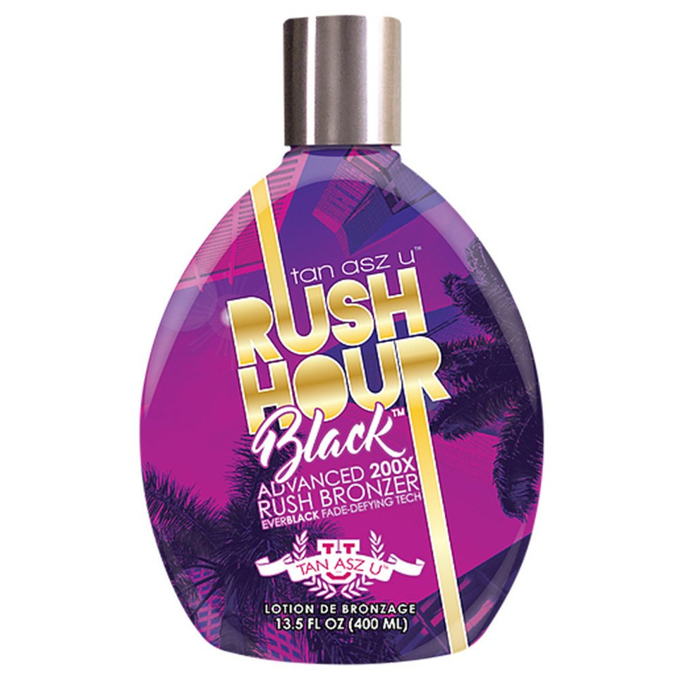 Tan Asz U Rush Hour Black Advanced 200X Rush Bronzer - 13.5 Oz