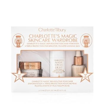 Charlotte Tilbury Charlotte'S Magic Skincare Wardrobe Travel Size 3 Pcs Set Limited Edition