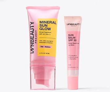 Innbeauty Project Mineral Sun Care Duo - Glow In Fair-Medium And Balm In Pink, 1 Count