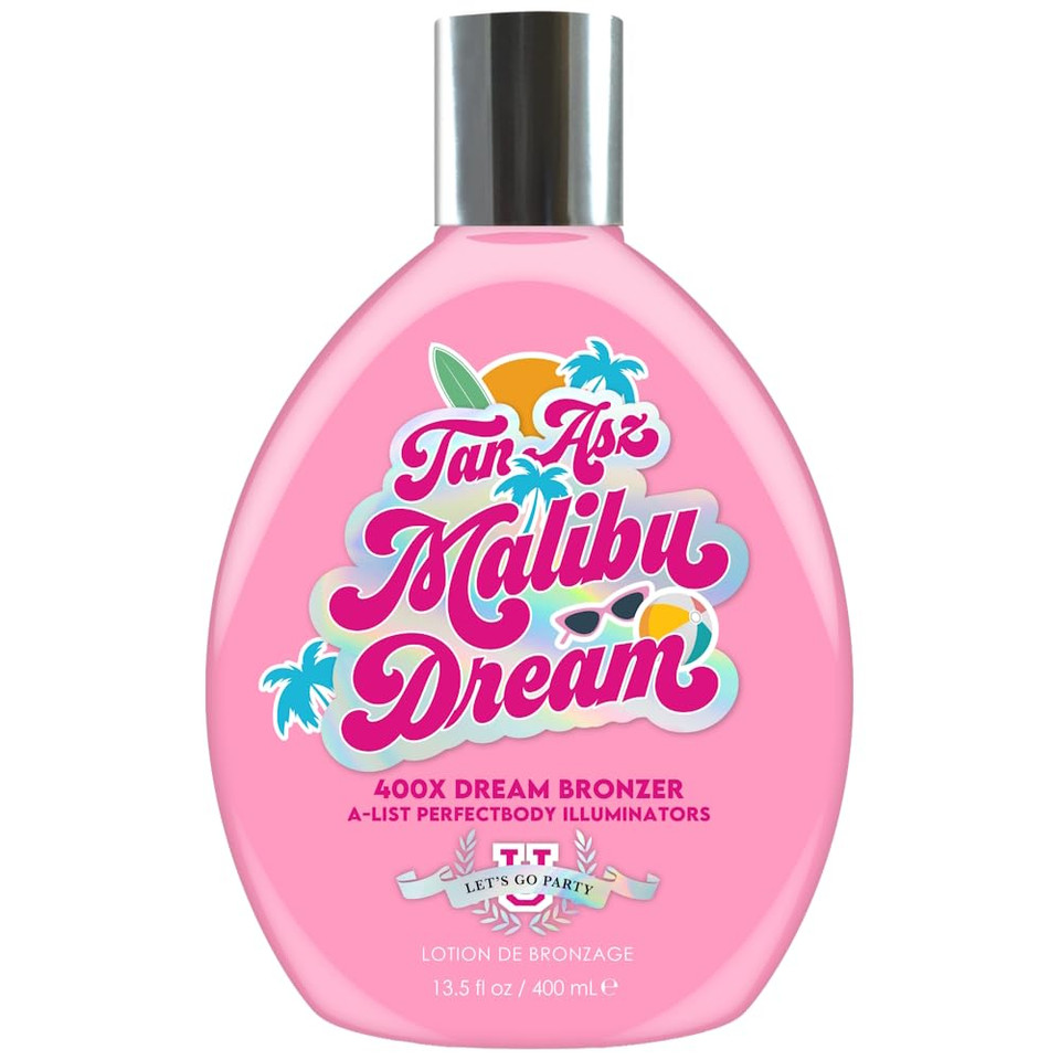 Malibu Dream 400X Dream Bronzer Tanning Lotion 13.5 Oz  Ultra Dark Bronzing Formula With Skin Hydrating Extracts For Deep, Lasting Color And Silky Smooth Skin