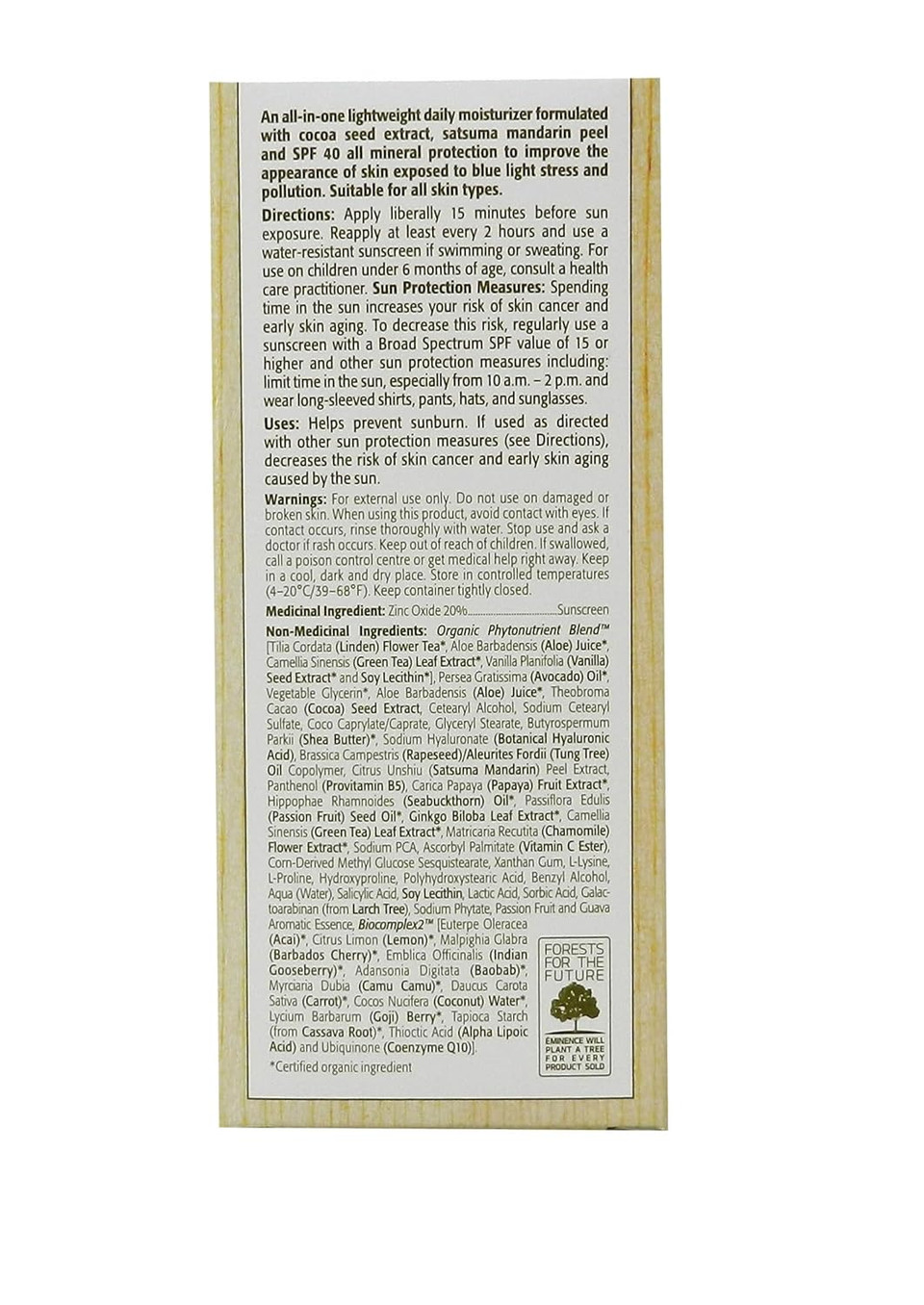 Eminence Lilikoi Daily Defense Sport Sunscreen Spf 30 Water Resistant, 5 Ounce