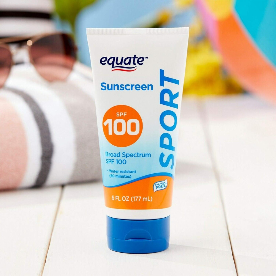 Equate Sport Sunscreen Lotion Spf 100, 6 Fl Oz