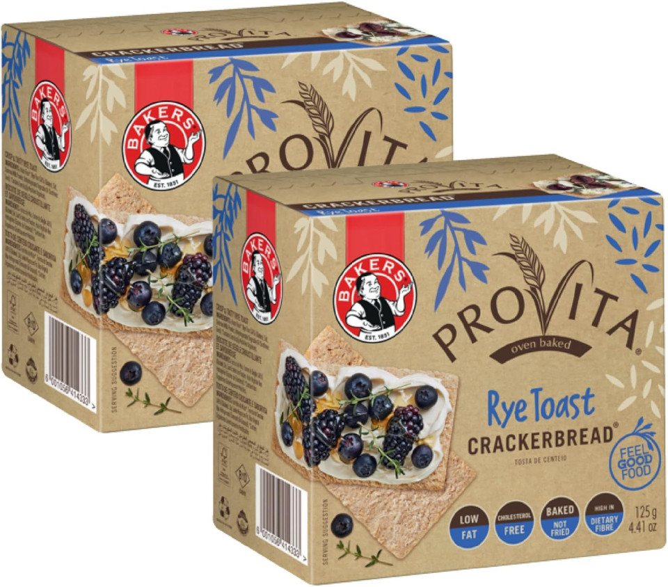 Bakers Provita - Crackerbread Rye 125G2