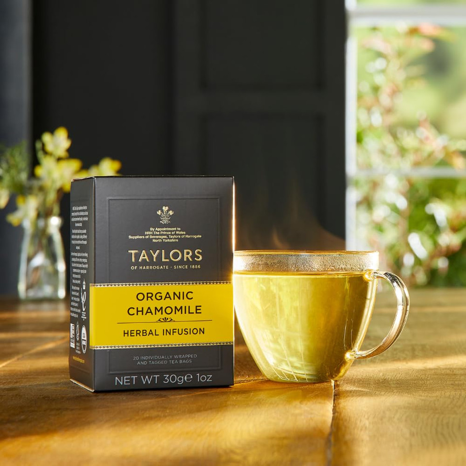Taylors Of Harrogate Organic Chamomile Herbal Tea, 20 Teabags