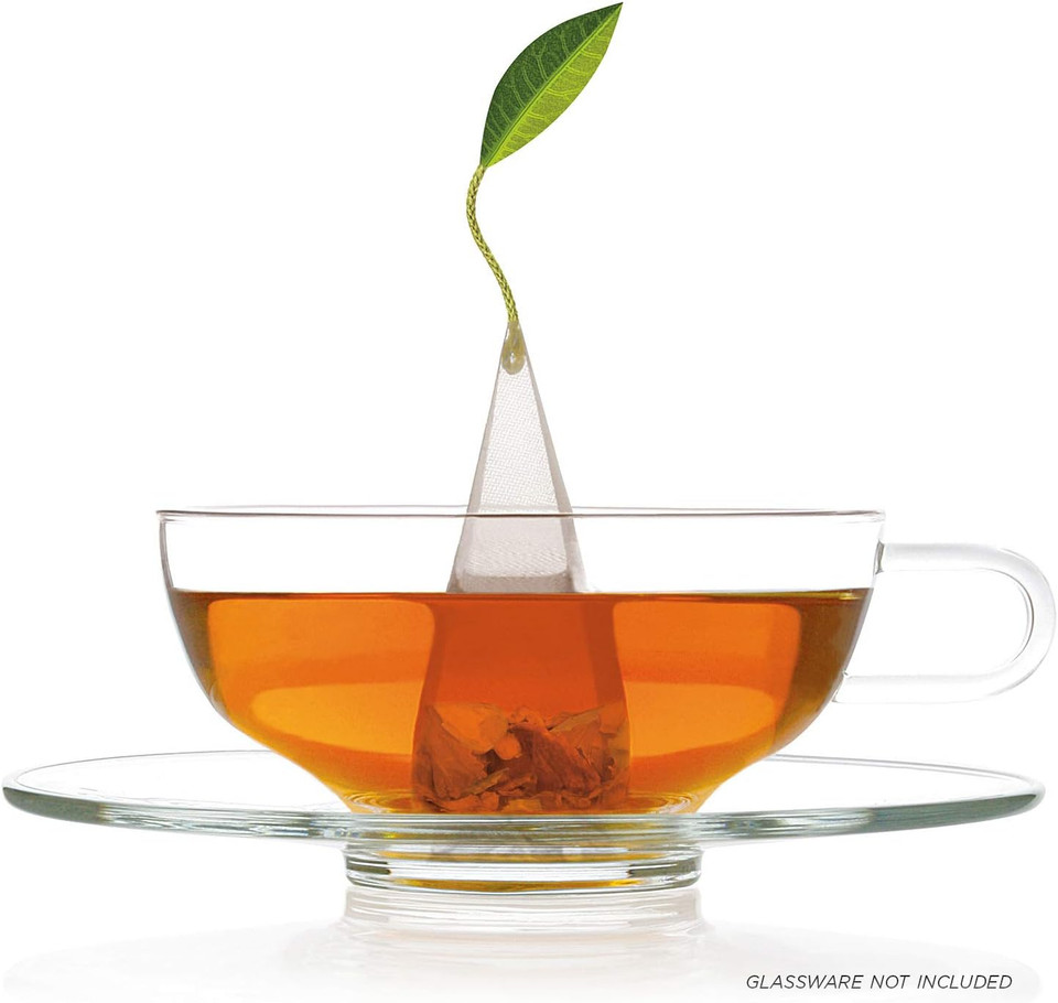 Tea Forte Tea Tasting Assortment Presentation Box Tea Gift Set Sampler, 20 Count 2 Of Each Variety Individually Wrapped Handcrafted Pyramid Infuser Bags