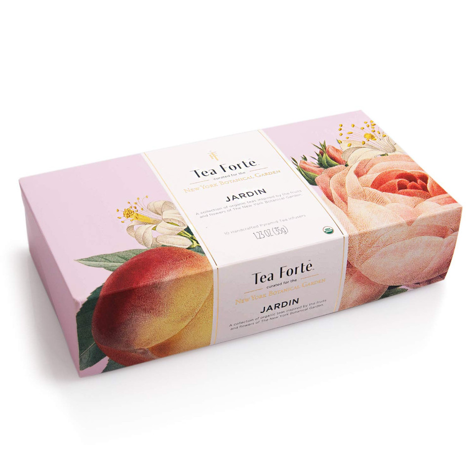 Tea Forte Wellbeing Organic Wellness Tea, Petite Presentation Box Tea Gift Set Sampler, 10 Count, 2 Of Each Variety Individually Wrapped Handcrafted Pyramid Infuser Bags