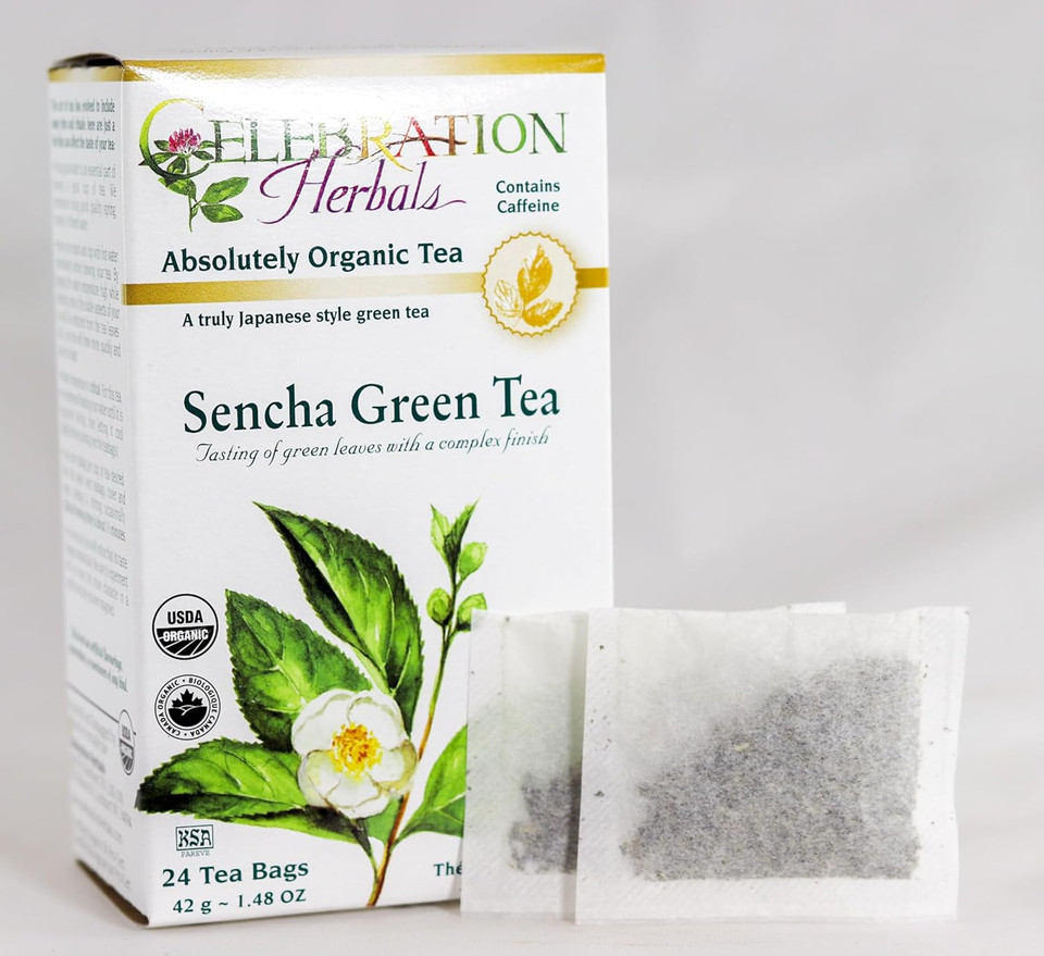 Celebration Herbals Green Tea Sencha Organic 24 Bag, 0.02 Pound