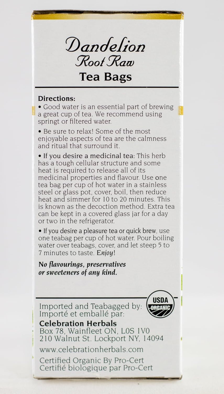 Celebration+Herbals+Dandelion+Root+Raw+24+Count