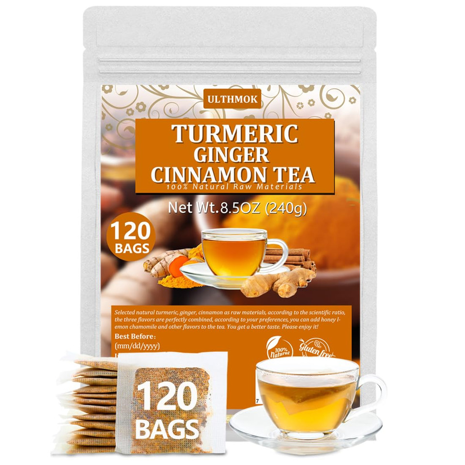 Premium Peppermint Tea Bags, 100 Tea Bags, Made With 100% Natural Peppermint Leaves, No Additives & Caffeine Free