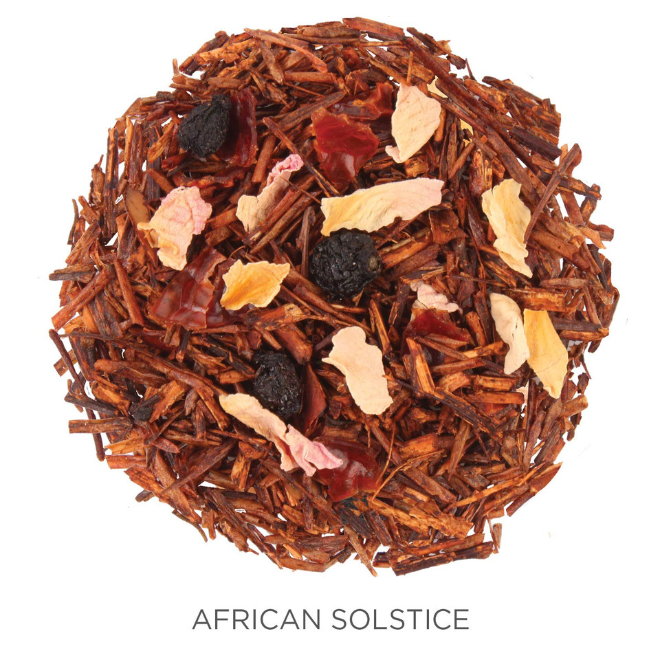 Tea Forte African Solstice Premium Organic Loose Leaf Caffeine-Free Herbal Tea Blend Canister, Makes 35-50 Cups, Tea Gifts For Mother'S Day