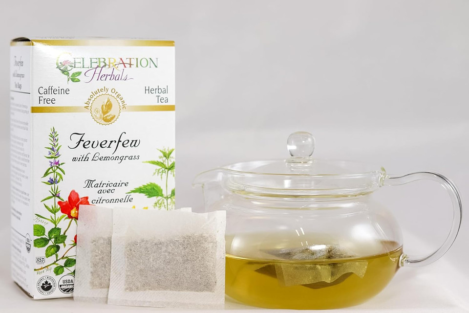 Celebration Herbals Organic Hops Flowers Tea Caffeine Free, 24 Herbal Tea Bags