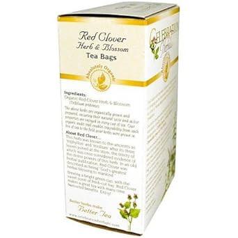 Celebration Herbals Organic Red Clover Herb And Flower Tea Caffeine Free - 24 Herbal Tea Bags