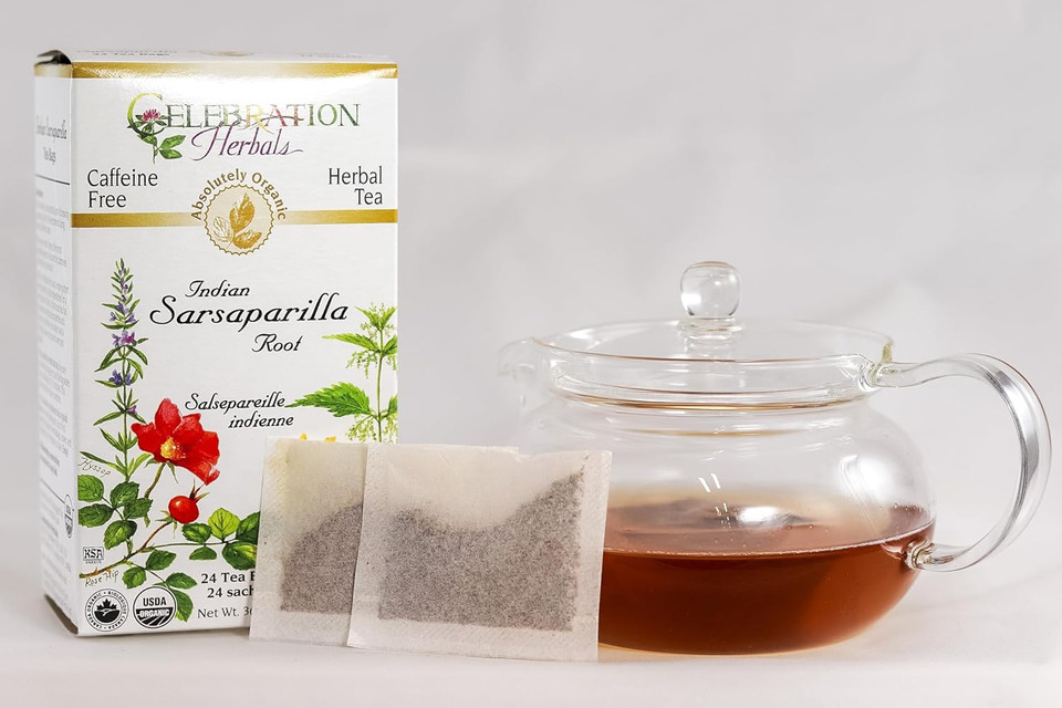 Celebration Herbals Organic Sarsaparilla Root Tea Bags 24 Count