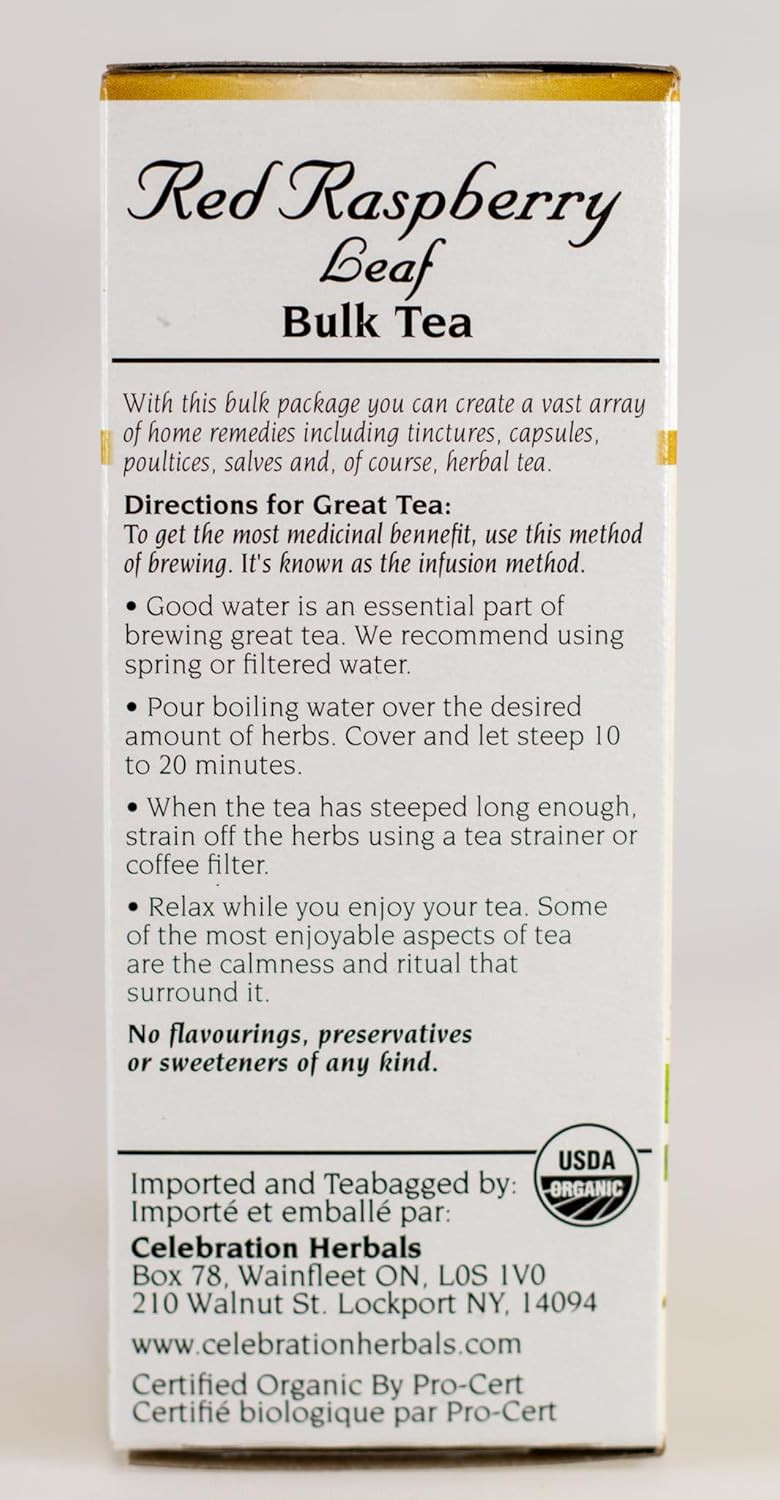 Celebration Herbals Red Raspberry Leaf Organic 40 Gm, 0.02 Pound