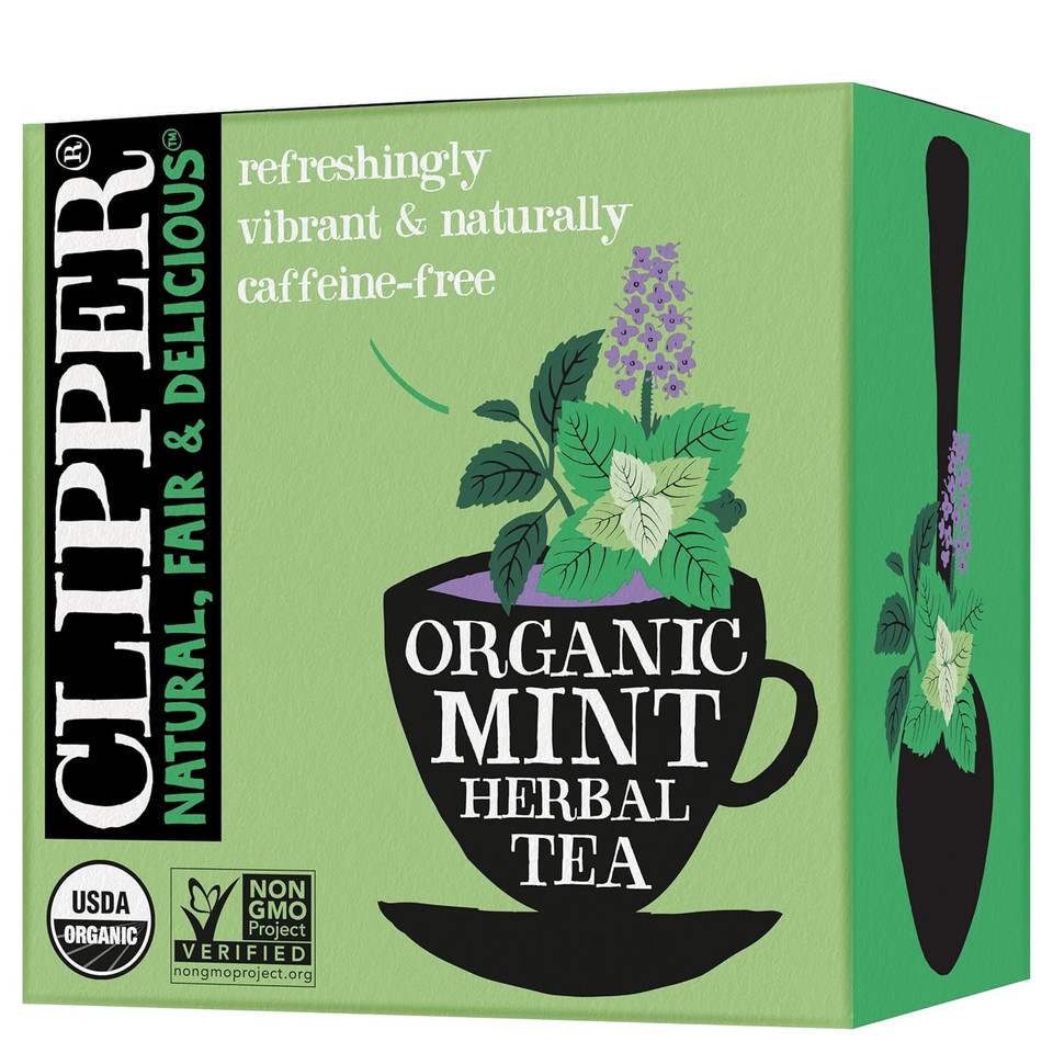 Clipper Tea Strawberry & Elderflower Herbal Tea  Caffeine Free, Usda Organic, Great Hot Or Iced  Refreshingly Fruity, Natural, Fair & Delicious  200 Tea Bags