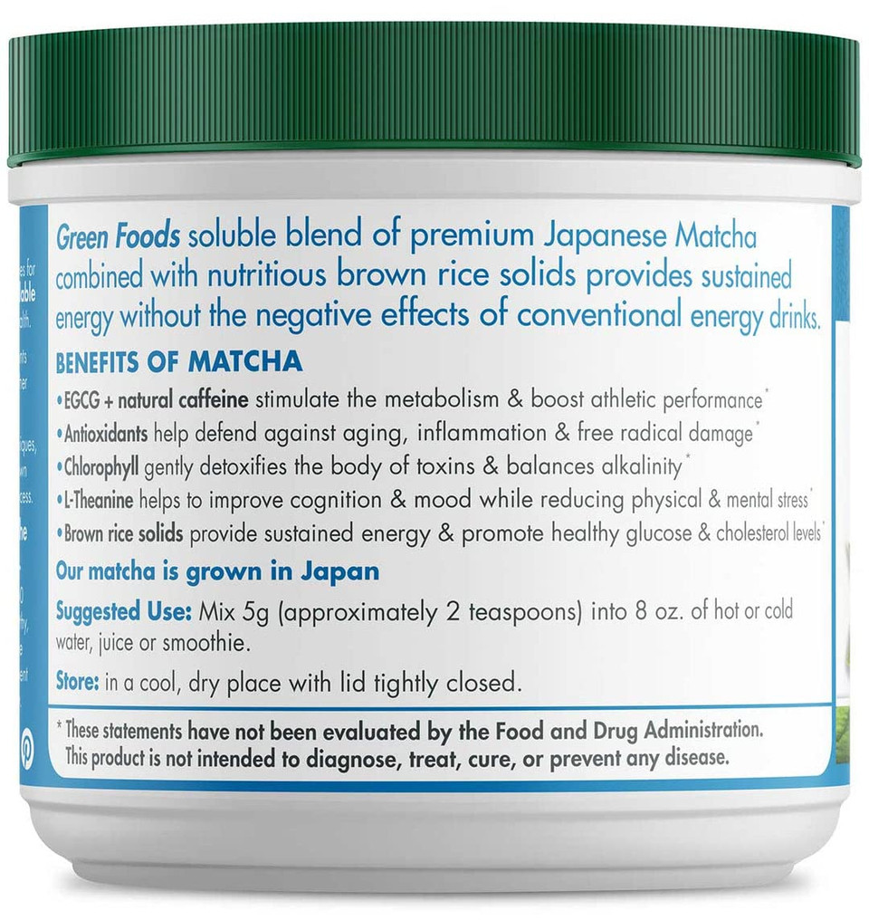 Green Foods Matcha Green Tea (2 Pack)