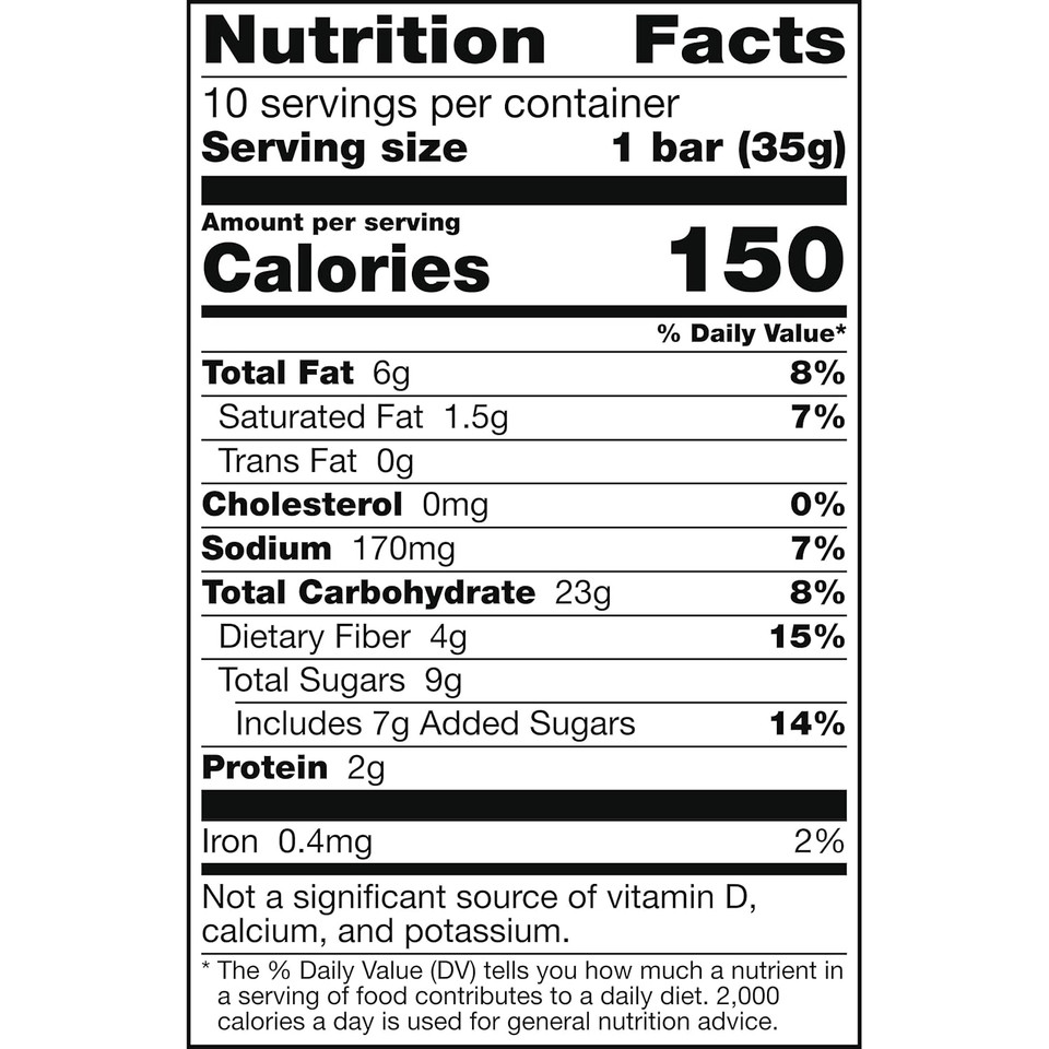 Nature Valley Soft Baked Muffin Bars, Chocolate Chip, Snack Bars, 10 Bars, 12.4 Oz