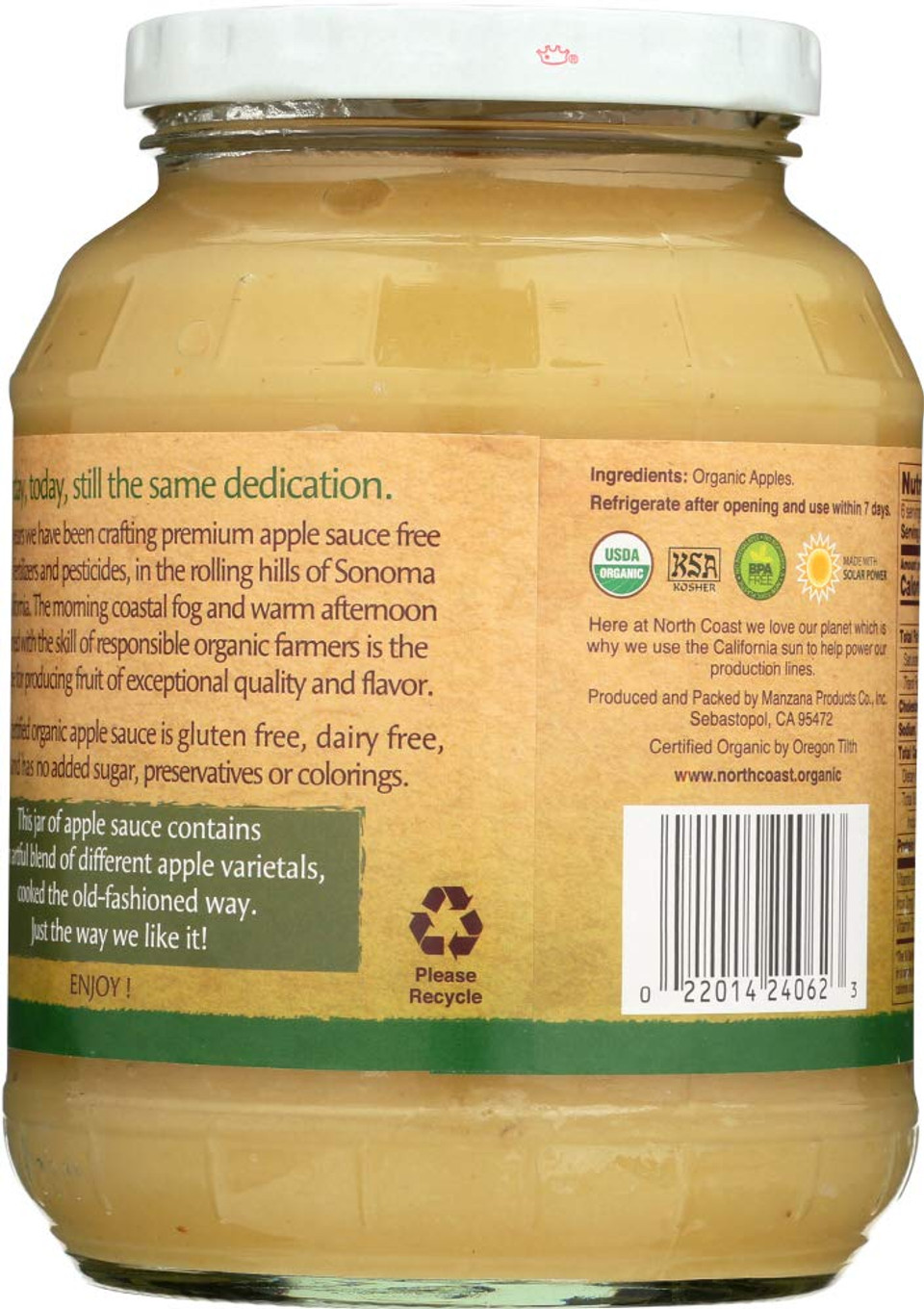 North Coast (Not A Case) Organic Applesauce